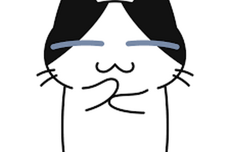 考える猫