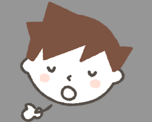男の子（ほっと顔）