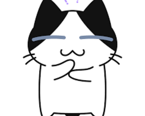 考える猫