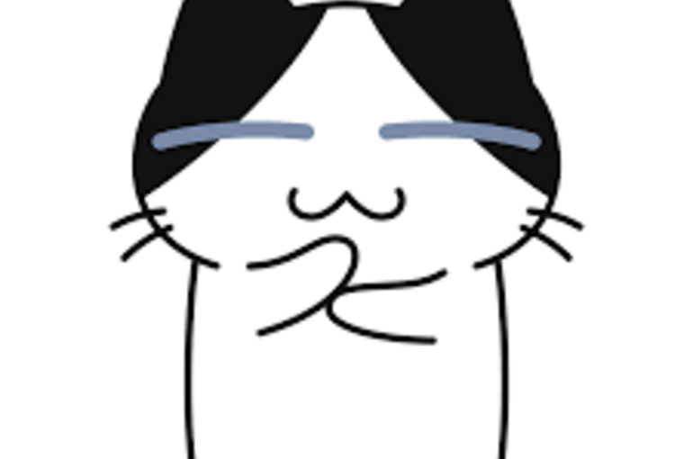 考える猫