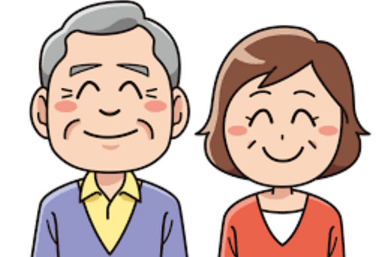 笑顔のシニア